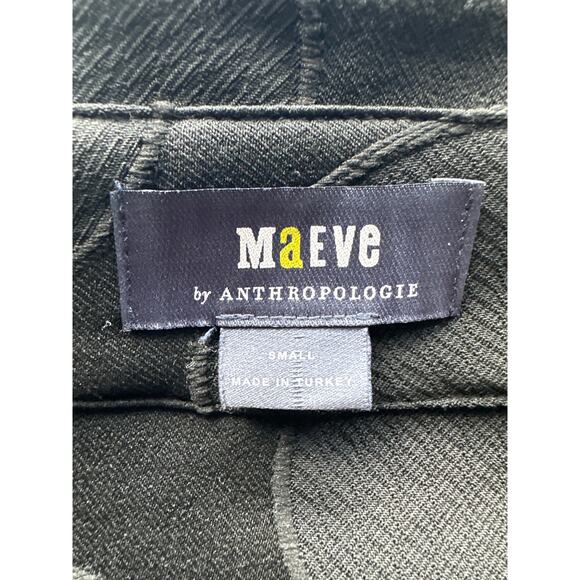 Maeve Anthropologie🌿Bubble Skirt Women’s SZ Small Black Texture Polka Dot Y2K - Picture 4 of 8